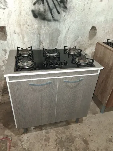 Fogão 5 bocas cooktop com balcão novo cooktop usado mais bem bom