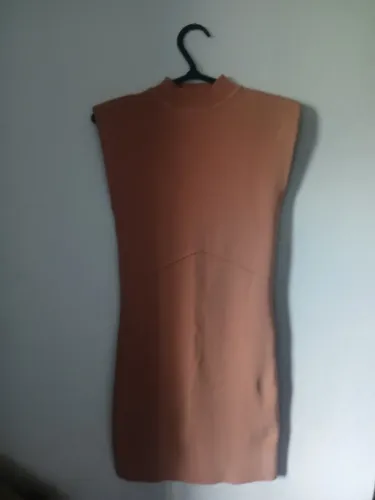 Vestido elgante zara salmão