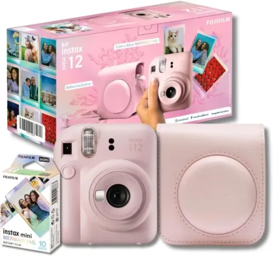 Kit Câmera Instantânea Fujifilm Instax Mini 12