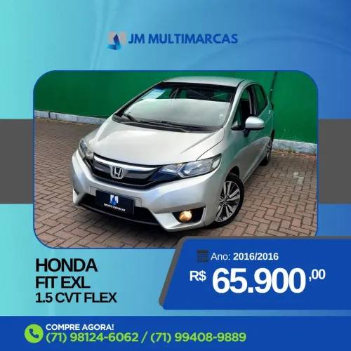 Honda Fit EXL 1.5 Flex/flexone 16V 5P AUT 2016