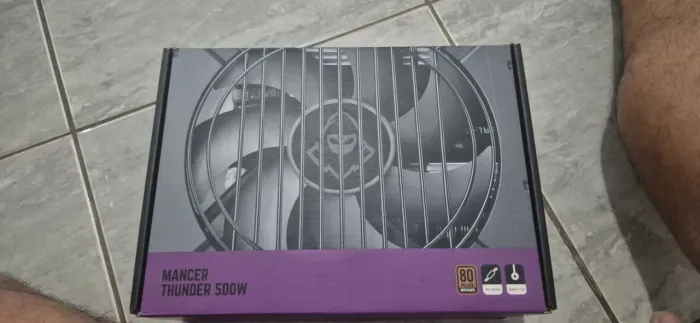 Fonte Mancer Thunder 500W 80 Plus Bronze | PFC Ativo | Funcionando 100%