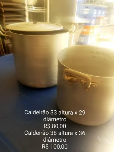 CALDEIRÃO 0,33cm E 0,38cm ALTURA