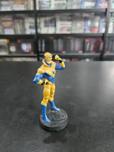 MINIATURA Booster Gold Gladiador Dourado Eaglemoss Ed. 18 (Sem revista, apenas figure)