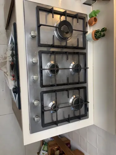 Cooktop 5 Bocas Brastemp Gourmand Inox com Duplachama e Trempe com Ferro Fundido BDK90DR