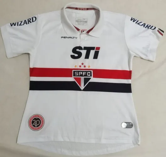 Camisa São Paulo 2014 Penalty SEMP Toshiba/Wizard - Nº 10 - Tamanho M - PERFEITA!