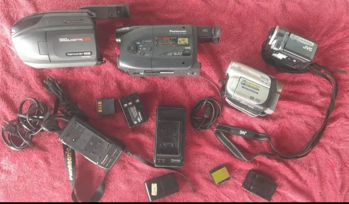 Lote de filmadoras JVC PANASONIC 