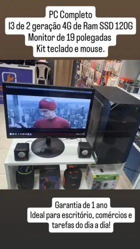 Intel Core i3 2ª Geração + 4GB de RAM + SSD 120GB ?