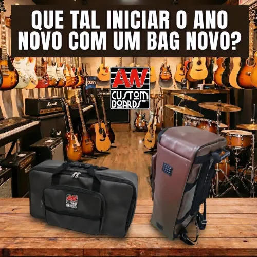 Soft Bag Premium para pedalboard e instrumentos musicais aw custom