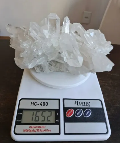 Druza De Cristal de Quartzo Branco Translúcido 1,650 kg