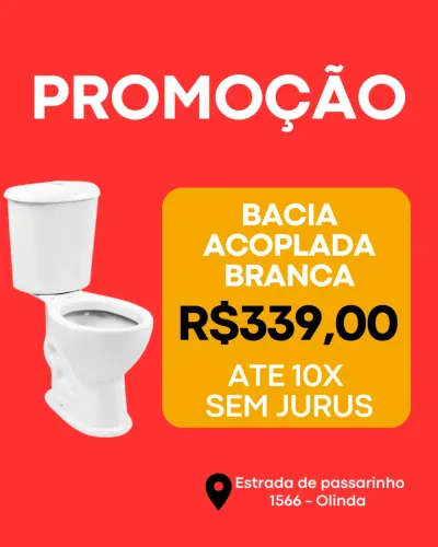 Bacia acoplada luzarte branca