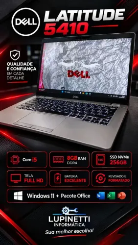 Dell latitude 5410 Core i5 8 GB ram NVME