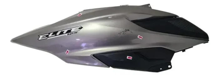 Carenagem Rabeta Dir Honda Elite 125 25/26 Detalhes 61017 Cinza