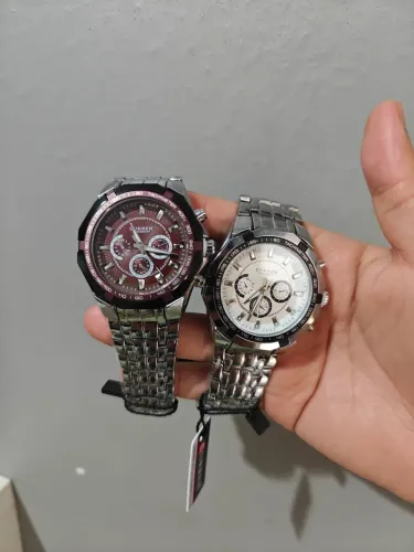 Relógio Curren Inox alta qualidade