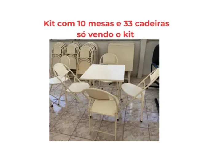 kit de mesas para bar ou restaurante