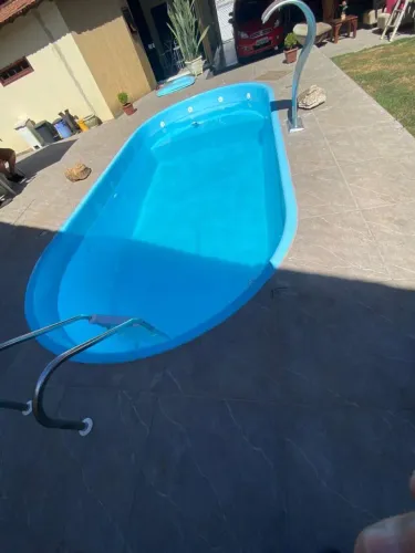 Piscina de fibra 6 metros oval 6.00x3.x00 silver 6**