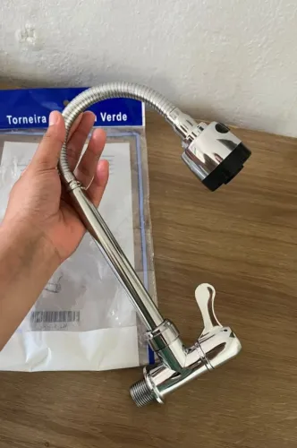 Torneira Gourmet Flexível para Cozinha - Jato Duplo Cromada ou preta. Produto zerado novo
