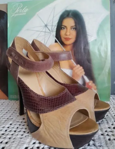 sandália woge meia pata