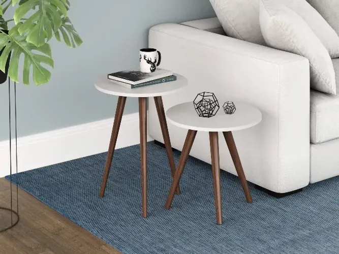 Conjunto com 2 Mesas de Apoio RT 3152