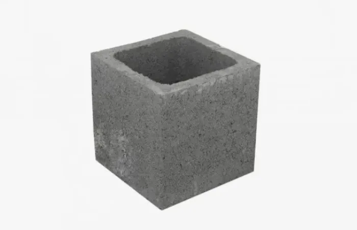 Meio bloco concreto vedação 20x20-FCSAN -Mg