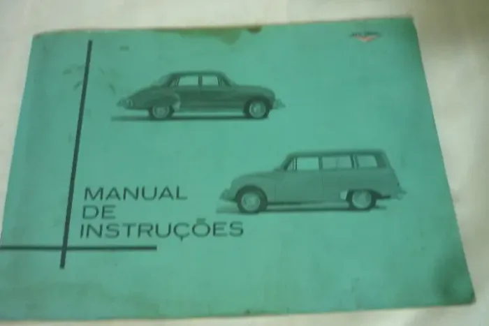 Manual De Instruções Dkv Vemag 1964 Leia Descrição