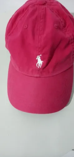Boné Polo marca: Ralph Lauren (original) 100% algodão. Tam. Único ( ajustável). Usado.