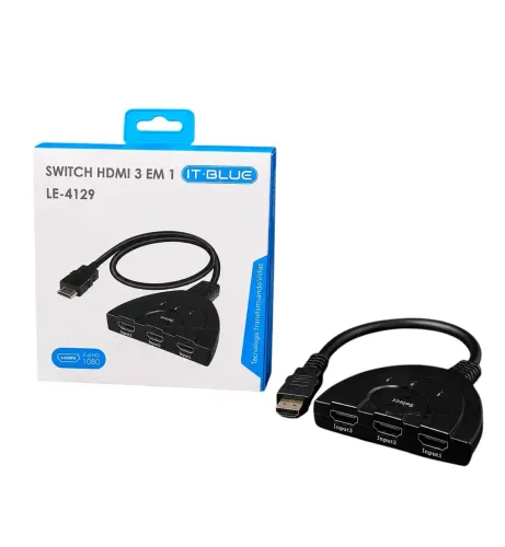 SWITCH HDMI 3 EM 1 ITBLUE