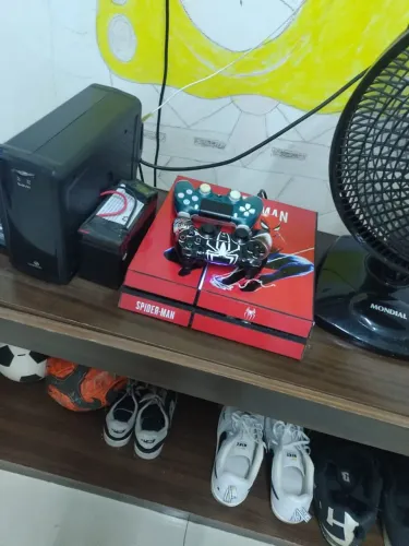 Ps4 Spide-Man + Jogos + 2 Controles