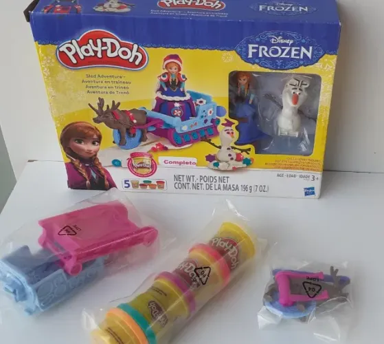 Massinha Play Doh Disney Frozen Aventura De Trenó - Hasbro
