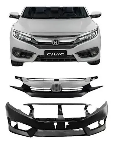 Promoção relâmpago no para-choque dianteiro e grade superior do New Civic 2017>>>20