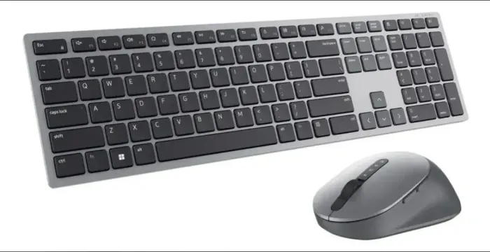 Teclado E Mouse Bluetooth Multi-dispositivos Dell<br><br>Km7321w Cor do teclado Preto - ABNT2