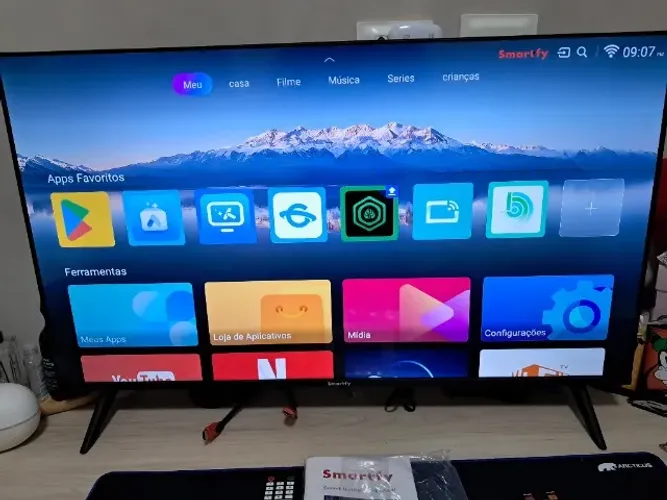 Smart TV Smartfy 40" Full HD Android TV - Nova na Caixa