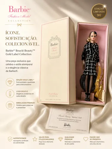 Vendo Barbie Silkstone na caixa 
