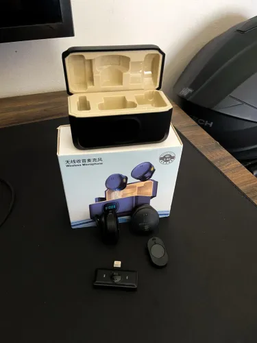 Microfone de lapela Portátil