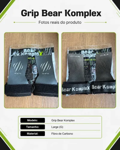 Grip Luva de Crossfit Bear Komplex Importado Tamanho G