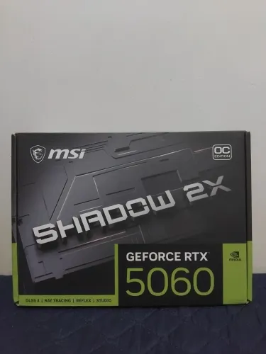 RTX 5060 - Placa de vídeo MSI Shadow 2x OC (NOVA)