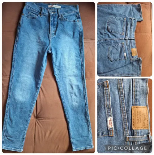 Calça Jeans Levi Signature Feminina - Cintura Alta - Tam 36/38