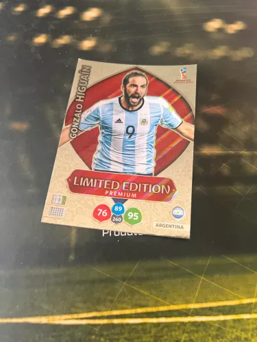 CARD LIMITED EDITION PREMIUM GONZALO HIGUAIN COPA 2018