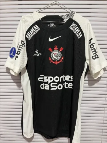 camisa corinthians nike preta m