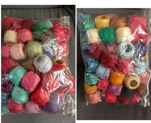Linhas de crochê 