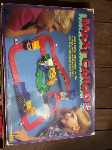 Brinquedo maxi cargo estrela vintage