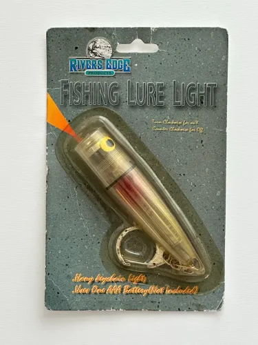 Lanterna Chaveiro Isca de Pesca Rivers Edge Fishing Lure Light