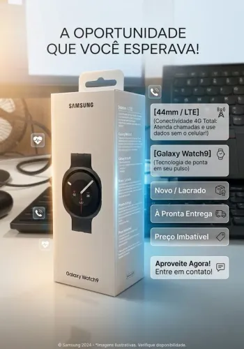Galaxy watch 9 LTE 44mm Lacrado