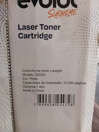 Toner nova na caixa!