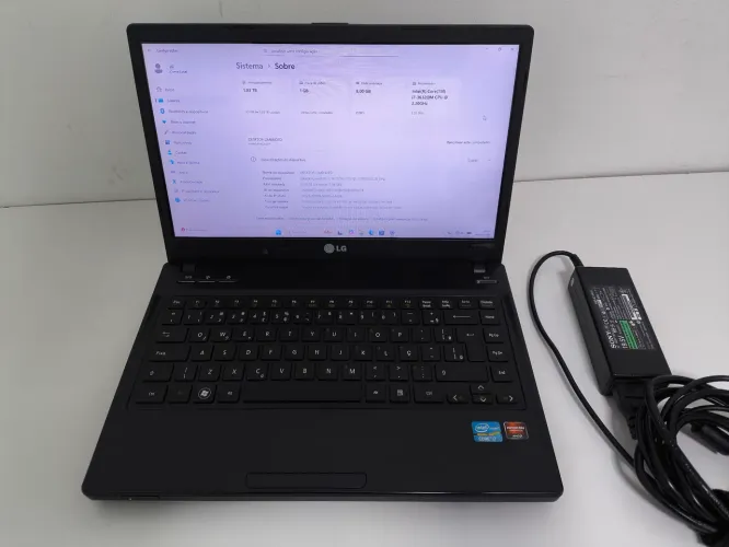 Notebook LG Intel core i7, 8GB RAM, SSD 128GB+HD 1TB, AMD HD7650M, Tela de 14 polegadas