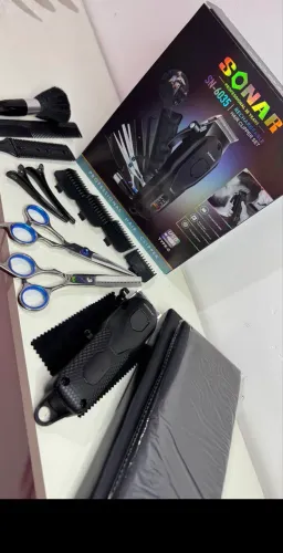 Máquina de cortar cabelo, kit completo