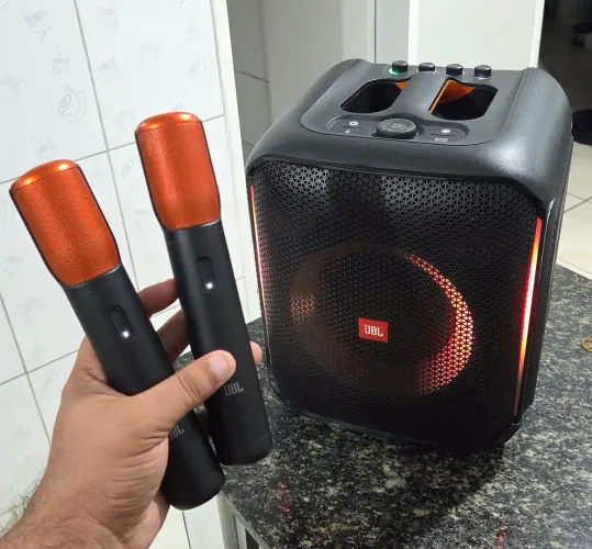JBL PartyBox Encore (2 Microfones) - LEIA O ANÚNCIO