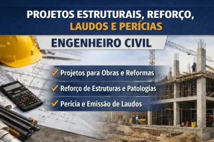 PROJETO ESTRUTURAL E REFORÇO - ENGENHEIRO CIVIL