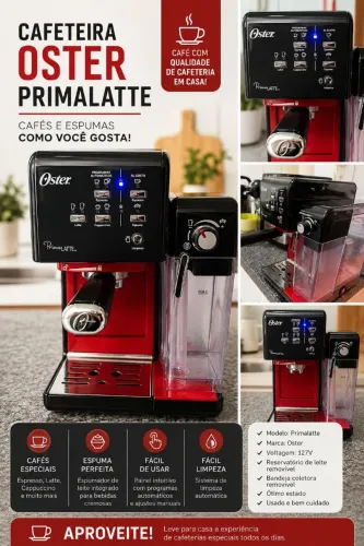 Cafeteira Oster Primalatte