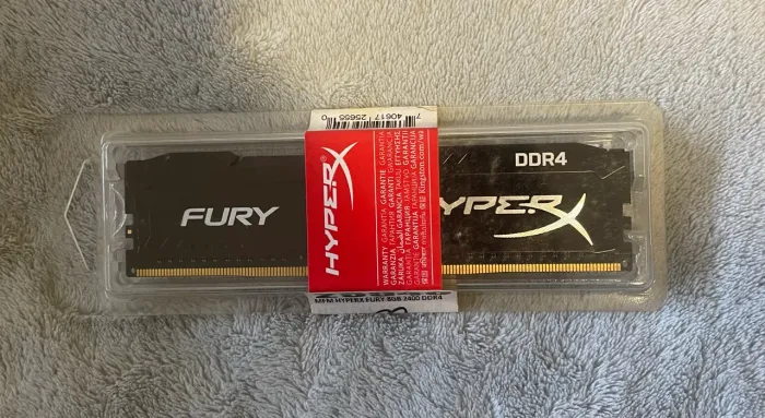 Memória Ram 8GB DDR4 2400MHz HyperX Fury