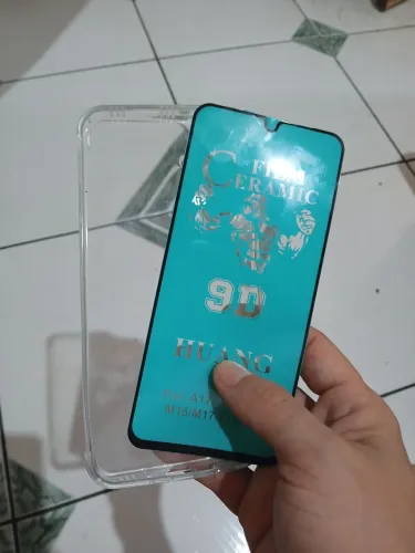 Capa + película a17 Samsung novo